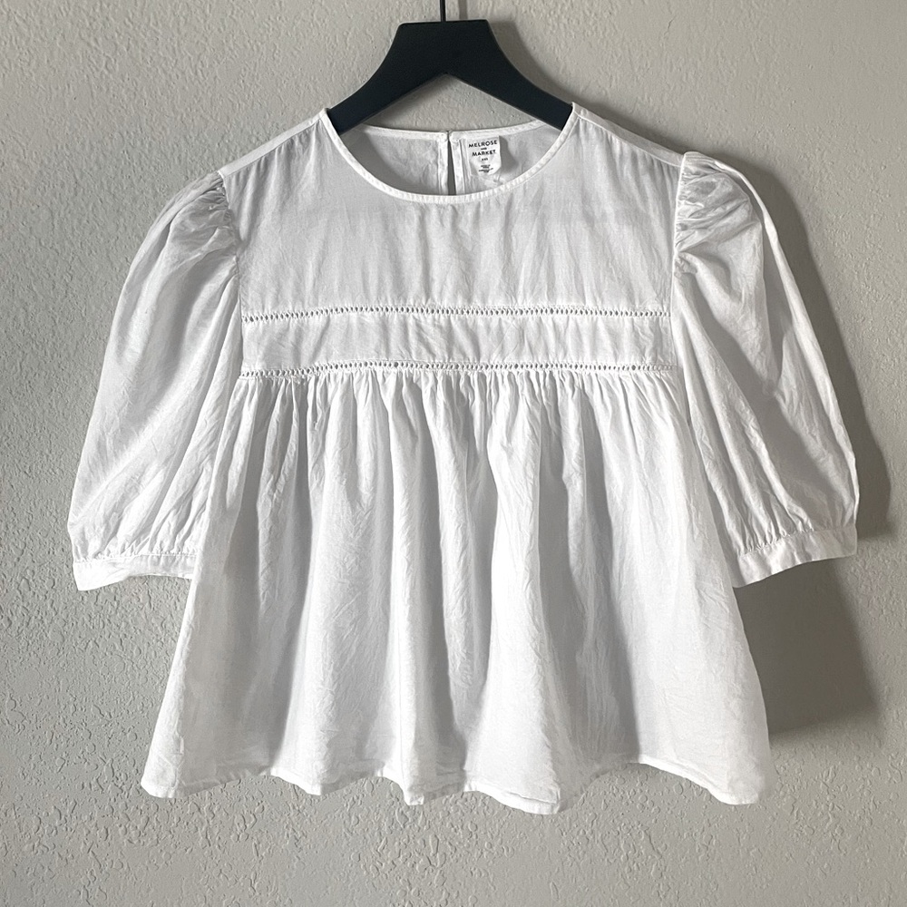 Melrose and Market | white blouse | xxs